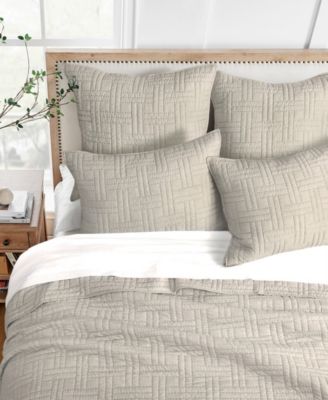 Melange Stitch 2-Pc. Sham Set, European