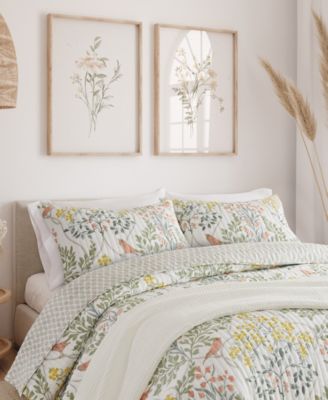 Monami Reversible 3-Pc. Quilt Set, King/California King