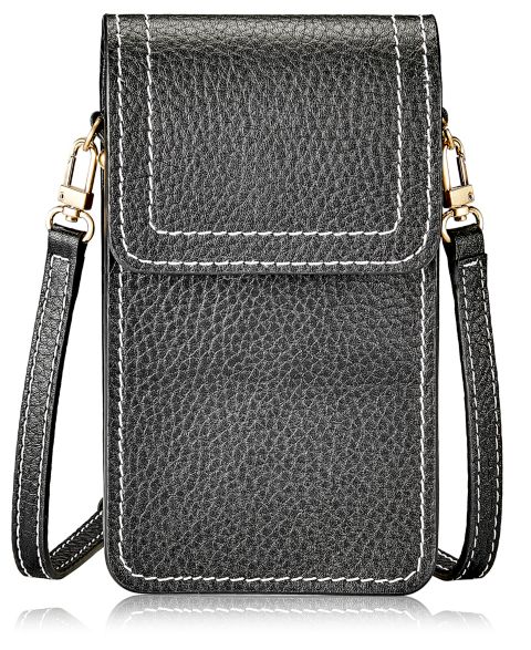 Женская сумка GiGi New York Liv Crossbody, цвет: Чёрный