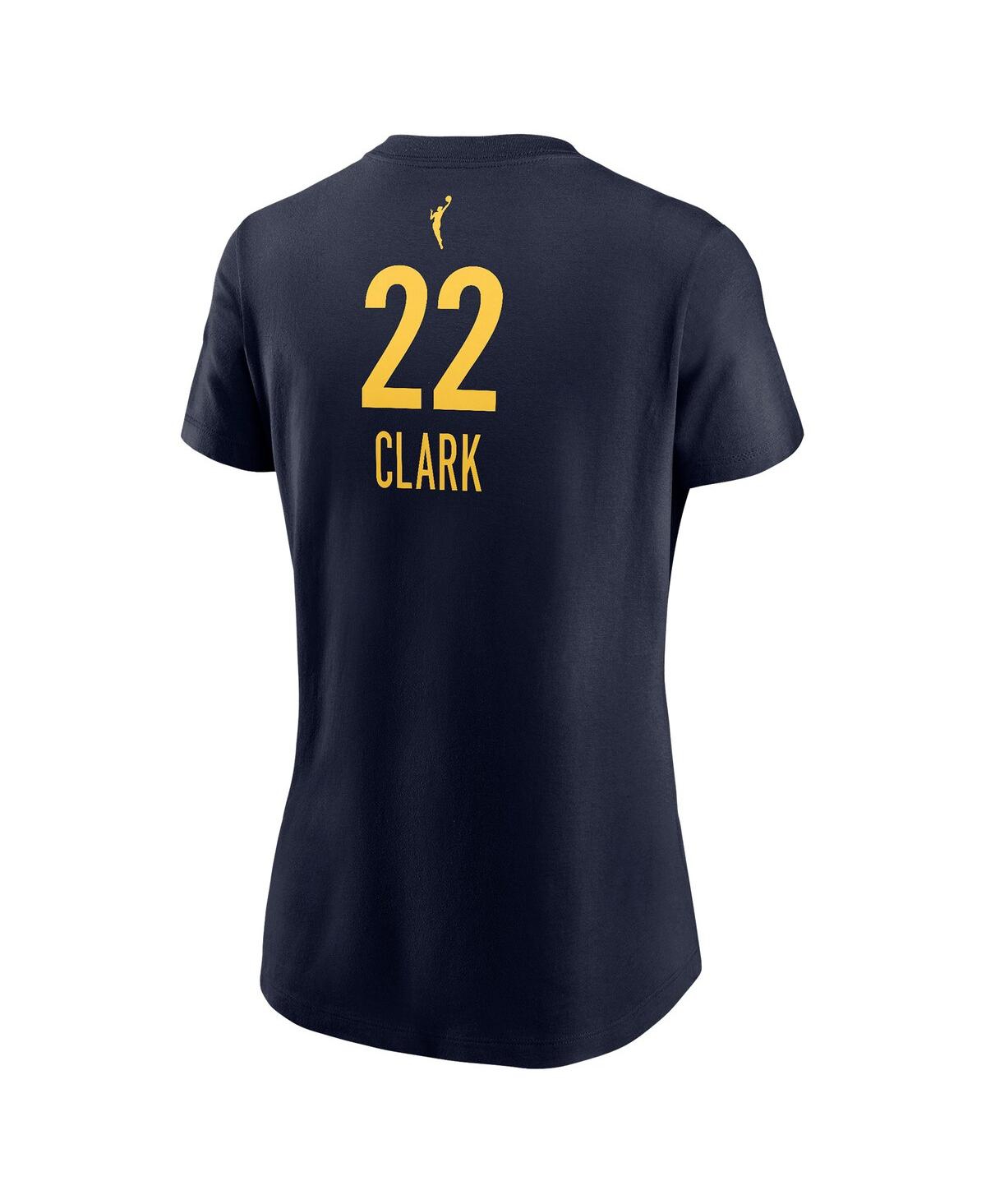 Nike Unisex Caitlin Clark Navy Indiana Fever 2024 Wnba Draft Explorer Edition Player Name Number T-shirt In Navy