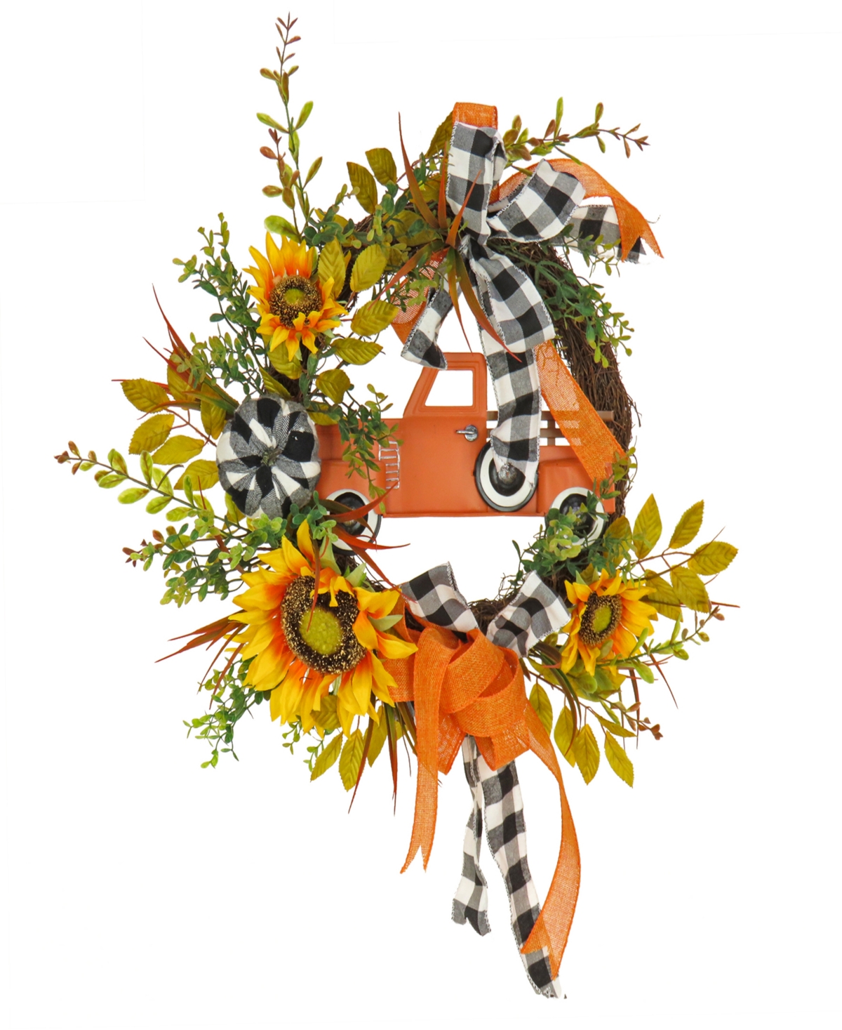 National Tree Company 26" Harvest Wreath Decoration In Yellow