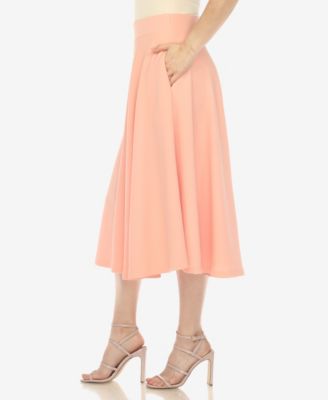 Women's Flared Skirt with Pockets