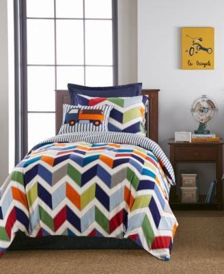 Dominik Reversible 3-Pc. Duvet Cover Set, Full/Queen