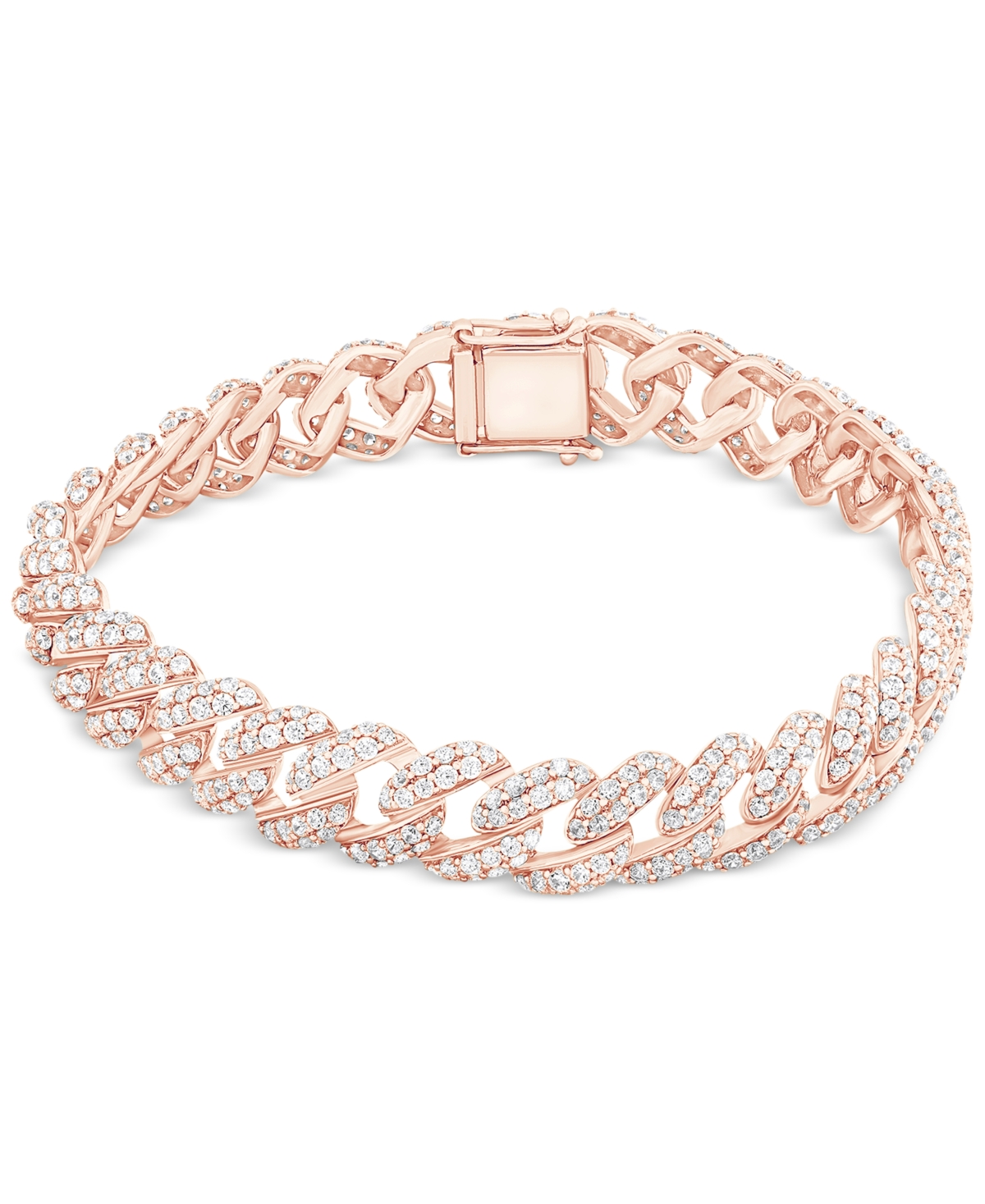 Badgley Mischka Lab Grown Diamond Link Bracelet (6-1/4 ct. t.w.) in 14k White, Yellow or- Rose Gold