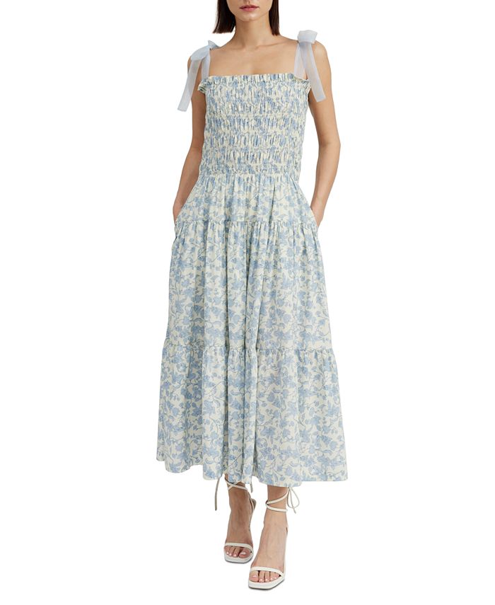 EN SAISON
 Eiffel Organza Midi-Dress