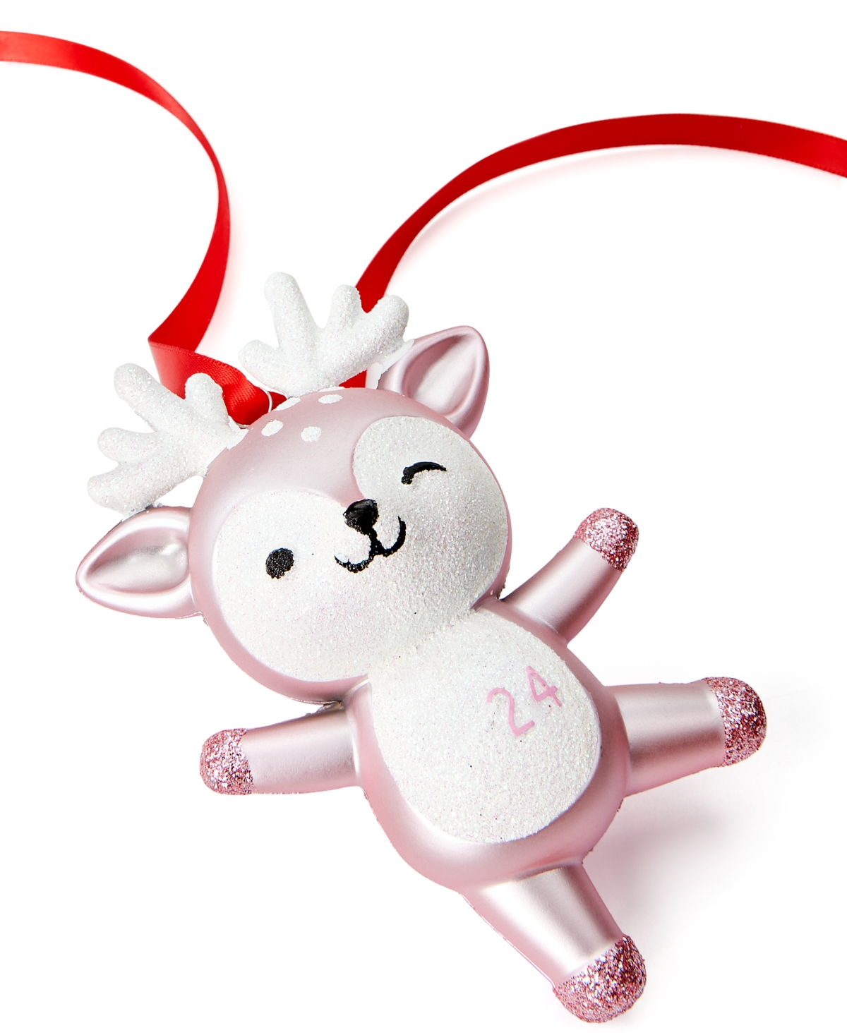 Holiday Lane Baby's First Pink Deer Ornament, Exclusively At Macy's In No Color