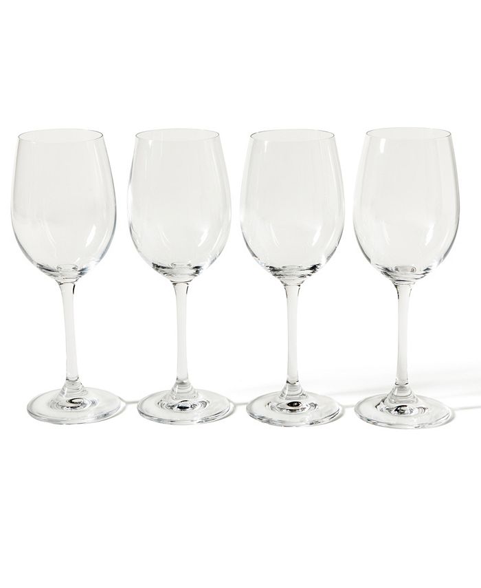 Martha Stewart Vivica Stemmed White Wine Glass, Set of 4 - Macy's