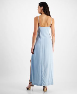GUESS Women's Cruz Sleeveless Denim Maxi Dress - Macy's