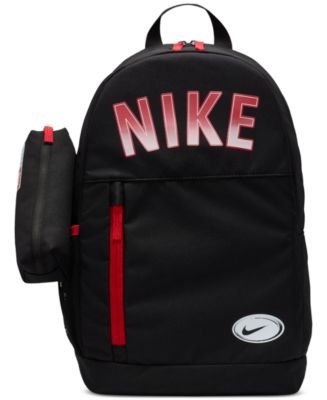 Nike Kids Elemental Backpack 20L Black anthracite university Red