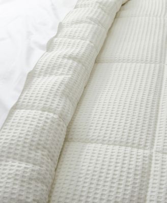 Home Mills Waffle Textured 3-Pc. Comforter Set, Full/Queen