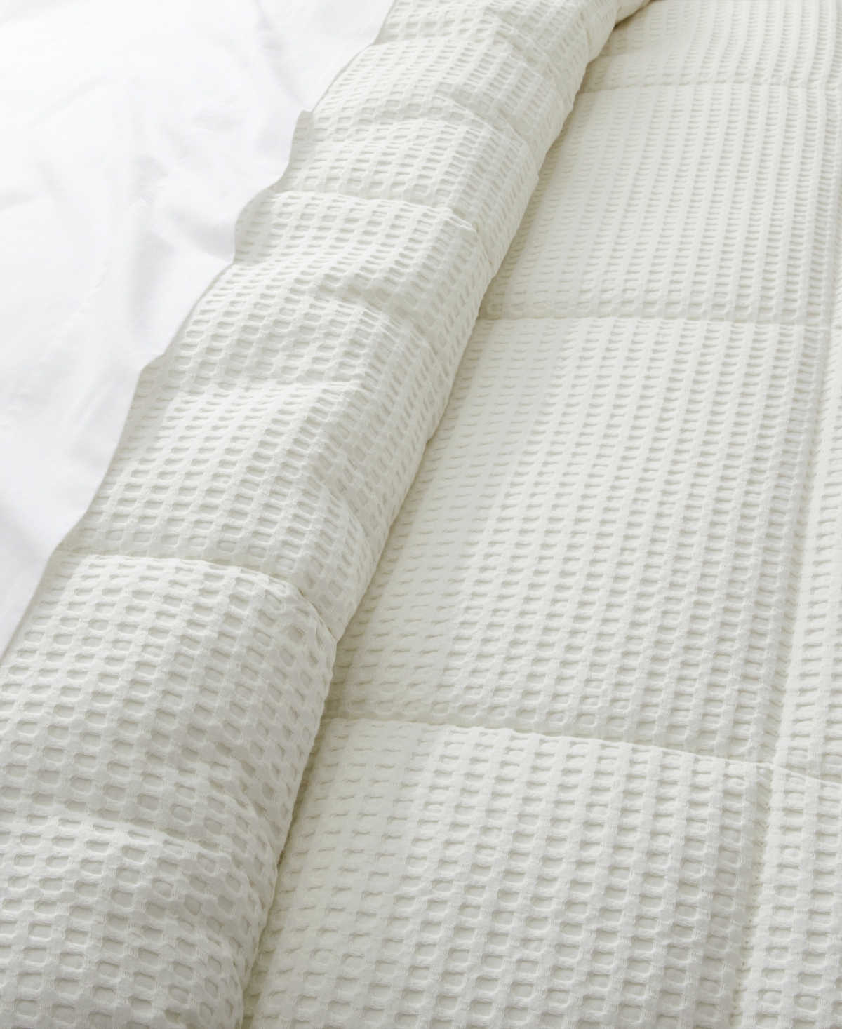 Levtex Mills Waffle Textured 3-pc. Comforter Set, King/california King In White