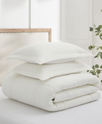 Mills Waffle Textured 2-Pc. Comforter Set, Twin/Twin XL