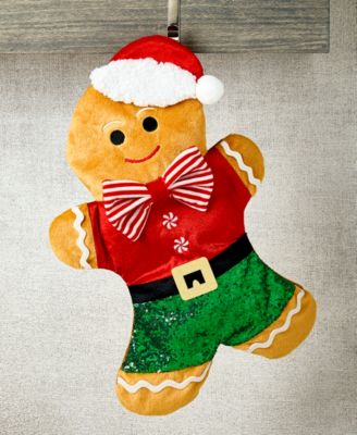 Pull Tricoté Pour Chien - Motif Bonhomme En Pain D’épices, Rouge Et Vert, Taille M - Neuf Sans étiquette