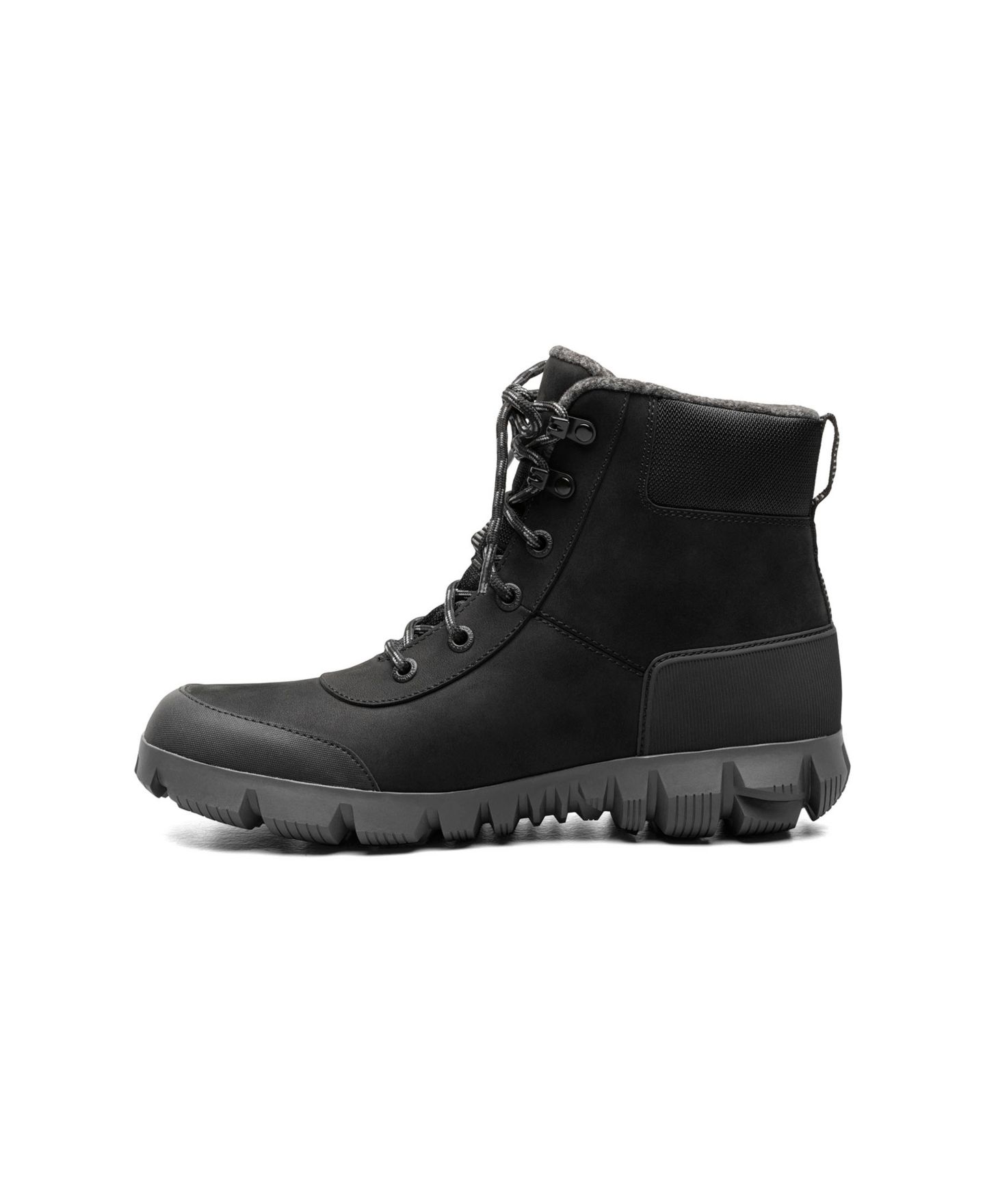 Мужские ботинки BOGS Arcata Urban Leather Mid Slip-Resistant Boot, цвет: Чёрный — фото 6