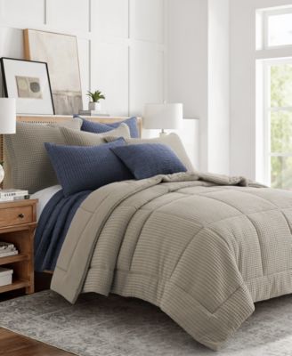 Mills Waffle Textured 2-Pc. Comforter Set, Twin/Twin XL