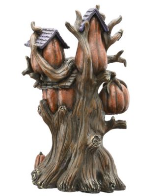 12" Tree of Jack O' Lanterns Decoration, LED Lights, Halloween Collection