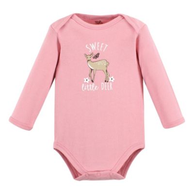 3Pk Long Sleeve Natural Bodysuits
