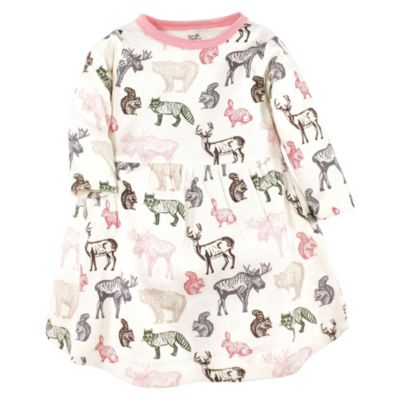 Baby Girls 2Pk Long Sleeve Natural Dresses