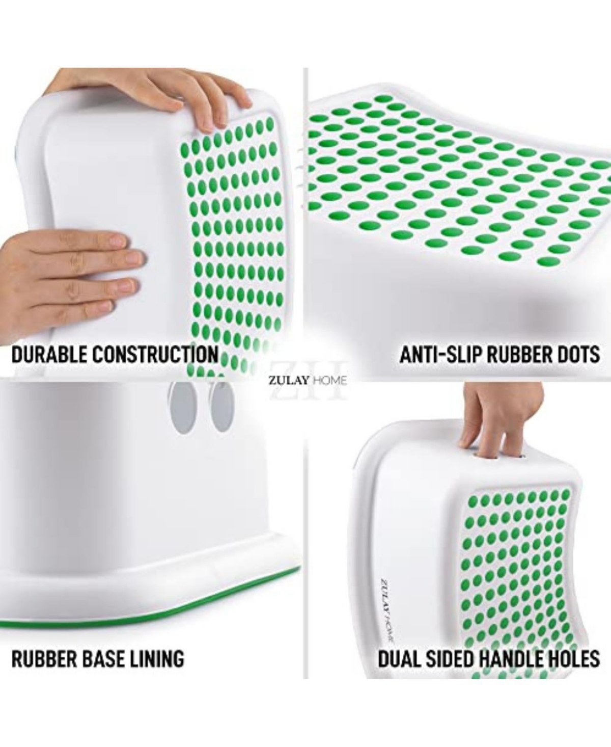 Kids Step Stools for Bathroom Sink with Anti-Slip Surface and Base