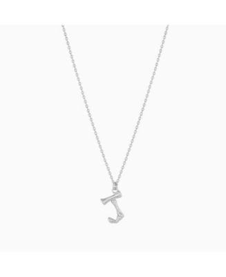 Textured Initial Letter Necklace, Gold, Personalized, Gift - Macy's