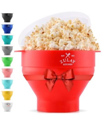 Microwave Popcorn Popper - BPA Free Silicone Popcorn Popper Microwave Popcorn Bowl