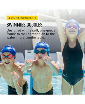 Girls Swimmies Goggles - Anti-Fog, UV Protection, Ages 2-6
