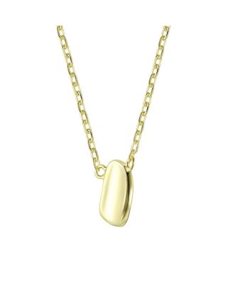 14K Gold Plated Assymetrical Necklace for Kids/Teens