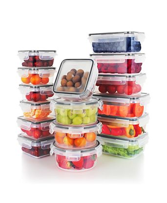 32 Pcs (16Pack) BPA-free Food Storage Containers Set with Lids