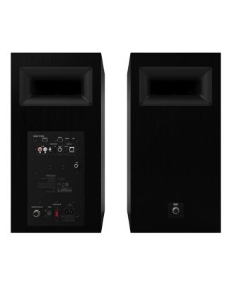 THE-NINES-WALNUT 240W Powered Speaker Pair with 8" Woofer (2023)
