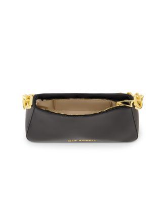 Nappa Leather Gold Strap Shoulder Bag