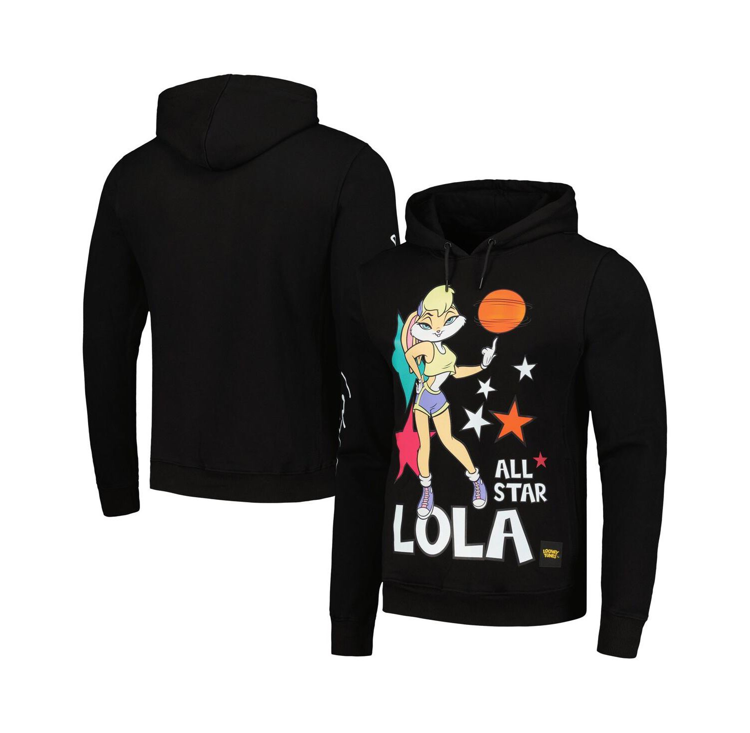 Men's & Women's Black Looney Tunes Lola All-Star Pullover Hoodie