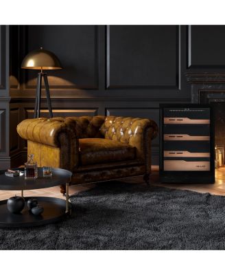 1500 Count Electric Cigar Humidor with Opti-Temp Cooling, Built-In Humidification, Cedar Drawers, LED, Freestanding