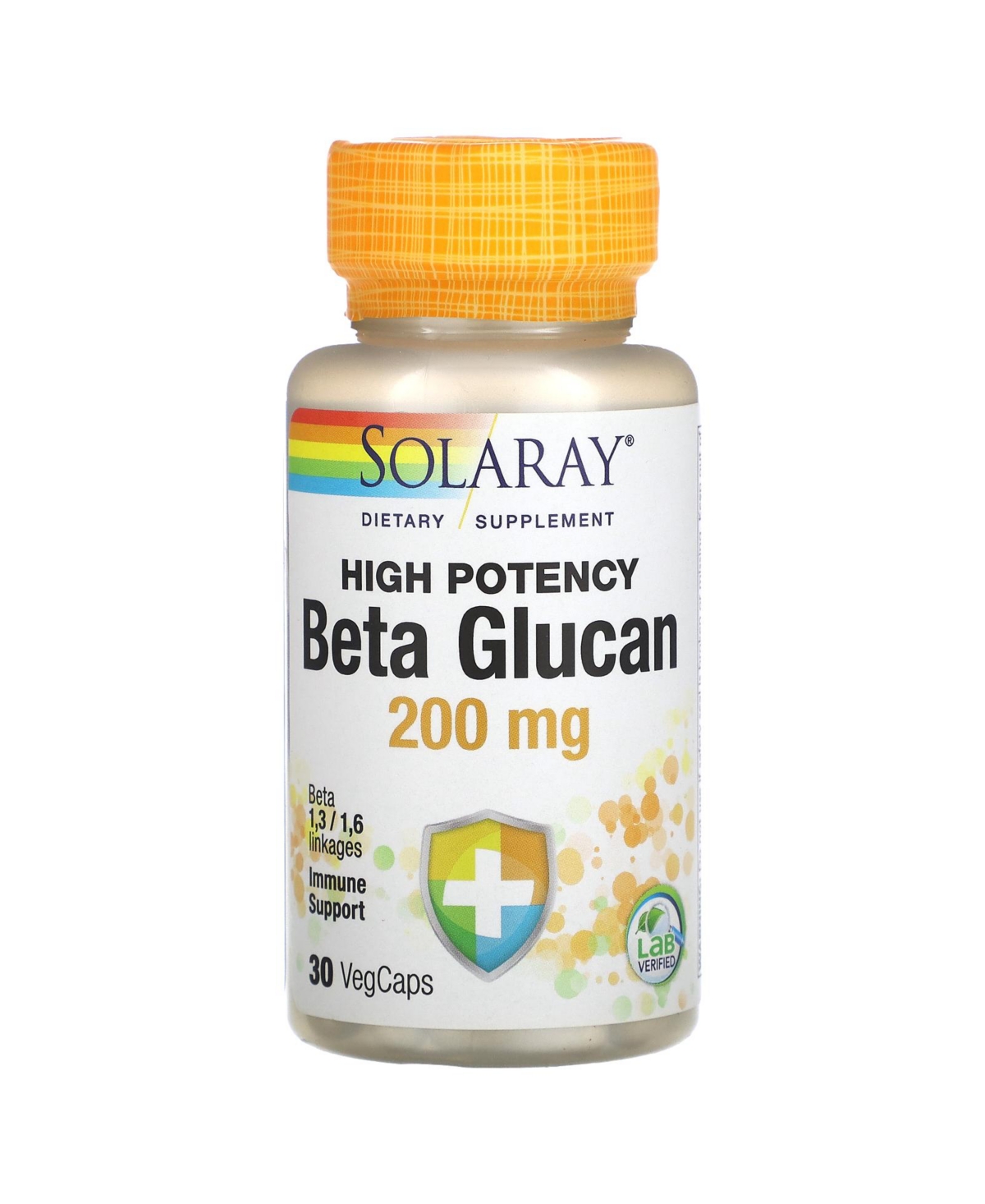 Beta Glucan High Potency 200 mg - 30 VegCaps - Assorted Pre-pack (See Table