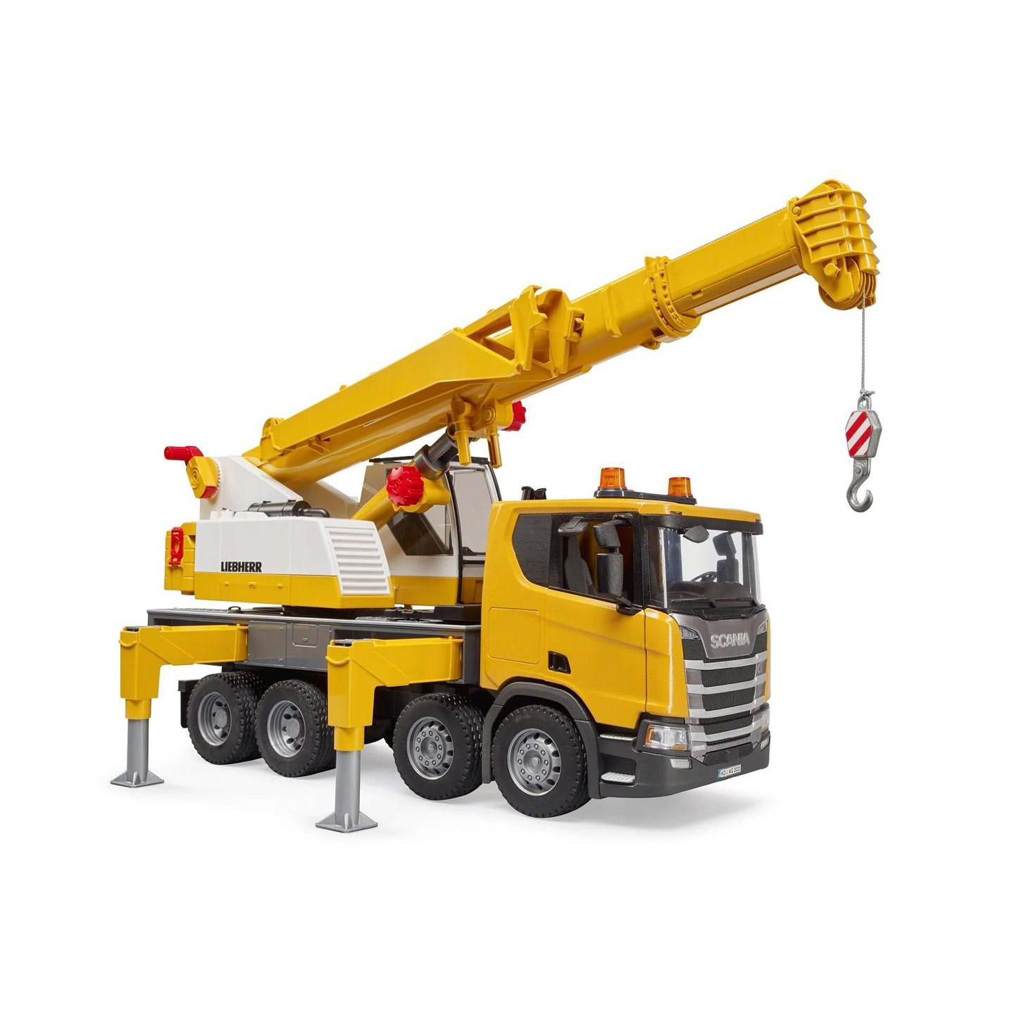 Детская игрушка Bruder 1/16 Scania Super Liebherr Crane Truck — фото 2