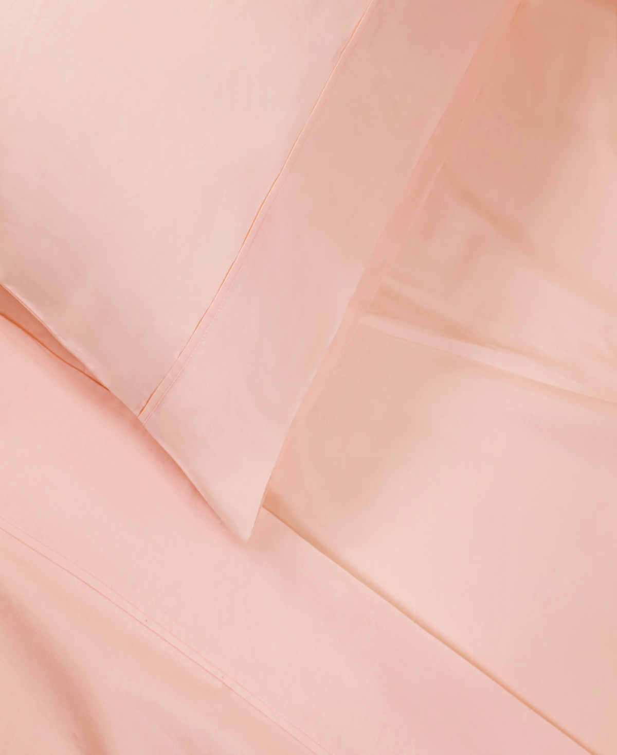 Superior Solid 300-Thread Count Cotton Percale Deep Pocket Sheet Set
