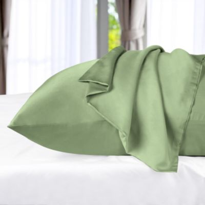 300-TC Silky Soft Rayon from Bamboo Pillowcases, Standard (Set of 2)