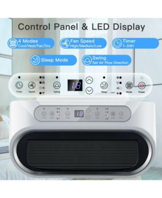 12000 BTU(Ashrae) Portable Air Conditioner with Smart App Control