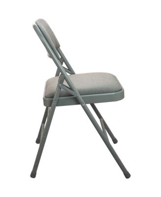 2-Pack Advantage Padded Metal Folding Chair - Fabric Seat