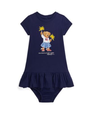 Polo Ralph Lauren - Baby Bear Cotton Tee Dress Bloomer