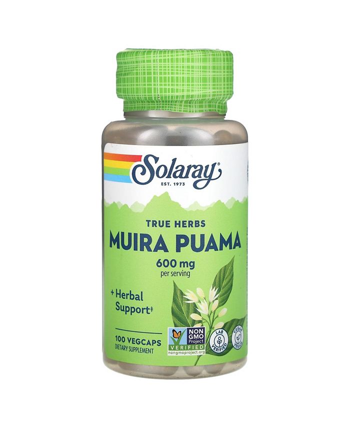 Solaray Muira Puama 300 mg 100 Capsules Macy's