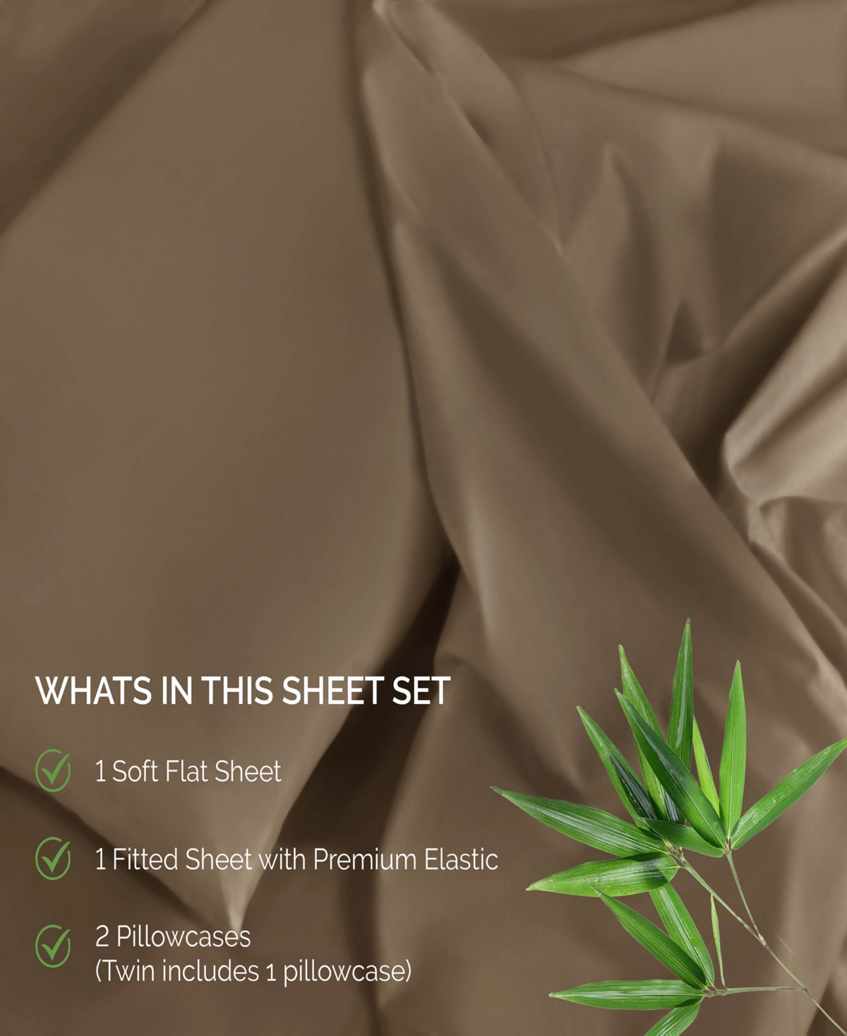 Superior Rayon From Bamboo 300 Thread Count Solid Deep Pocket Bed Sheet Set, Xl