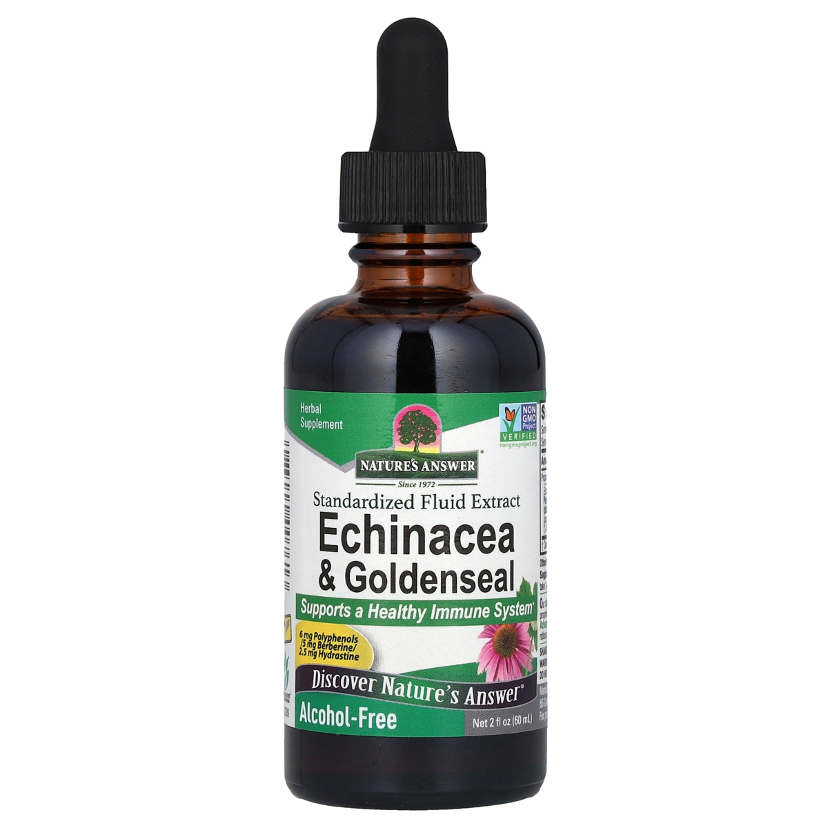 Echinacea & Goldenseal Standardized Fluid Extract Alcohol-Free - 2 fl oz - Assorted Pre-pack (See Table