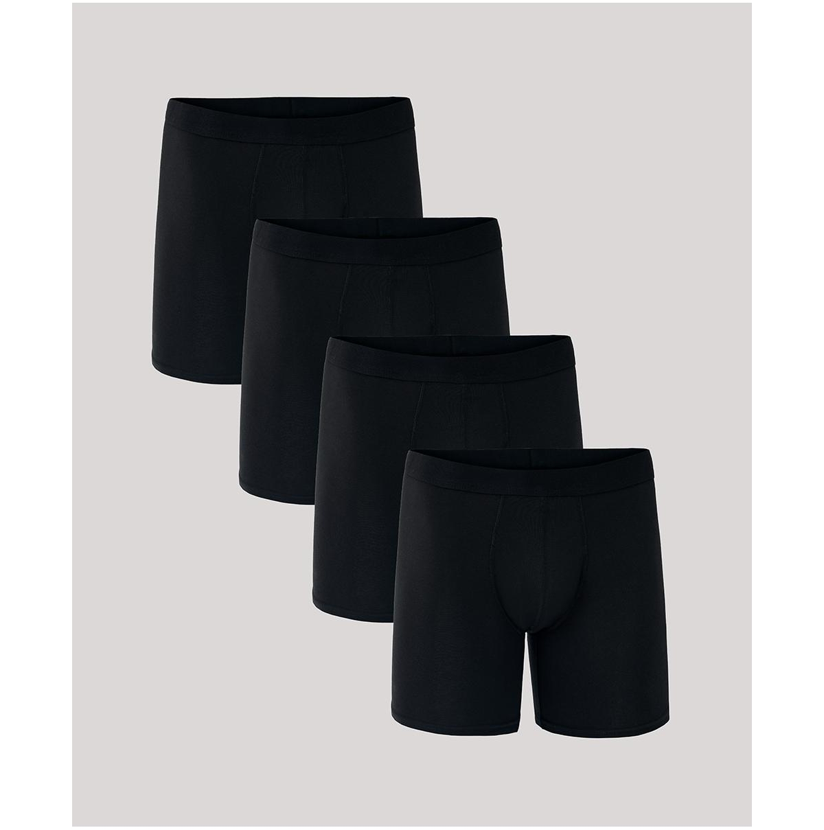 Men's Everyday Extended Boxer Brief 4-Pack - Black