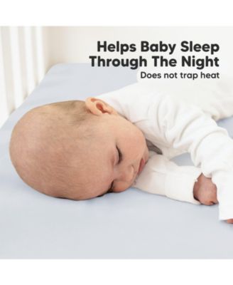 2pk Soothe Fitted Crib Sheets Neutral, Baby Crib Sheets, Fits Standard Nursery Baby Mattress