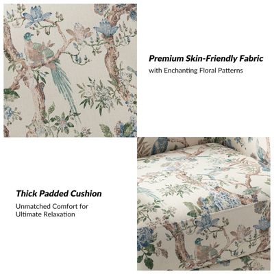 Floral Manual Swivel Glider Recliner – Yaffa Design