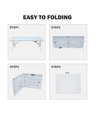 Portable Folding Table for Picnics and Parties