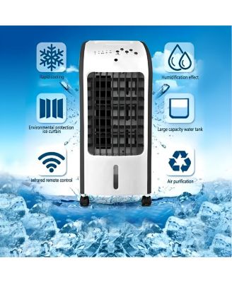 3-in-1 Evaporative Portable Air Cooler Fan and Humidifier with Remote Control