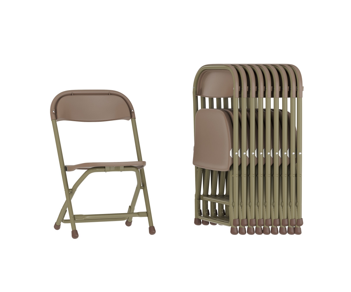 10 Pack Kids Plastic Folding Chair Daycare Home School Furniture