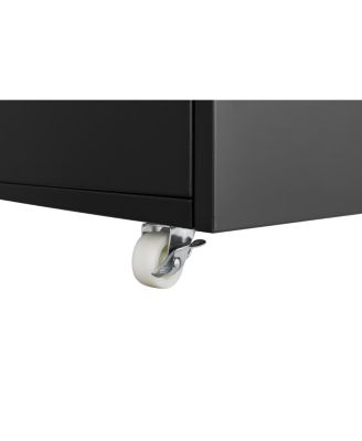 Premium Office Copier Cabinet with Mobile Pedestal