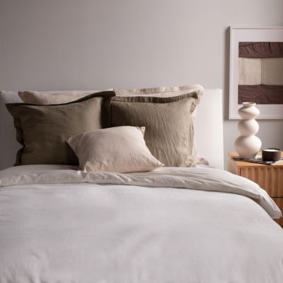 French Linen Flanged Euro Sham